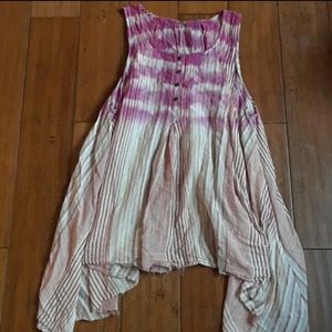 Free People GUC oversized Bohemian tank